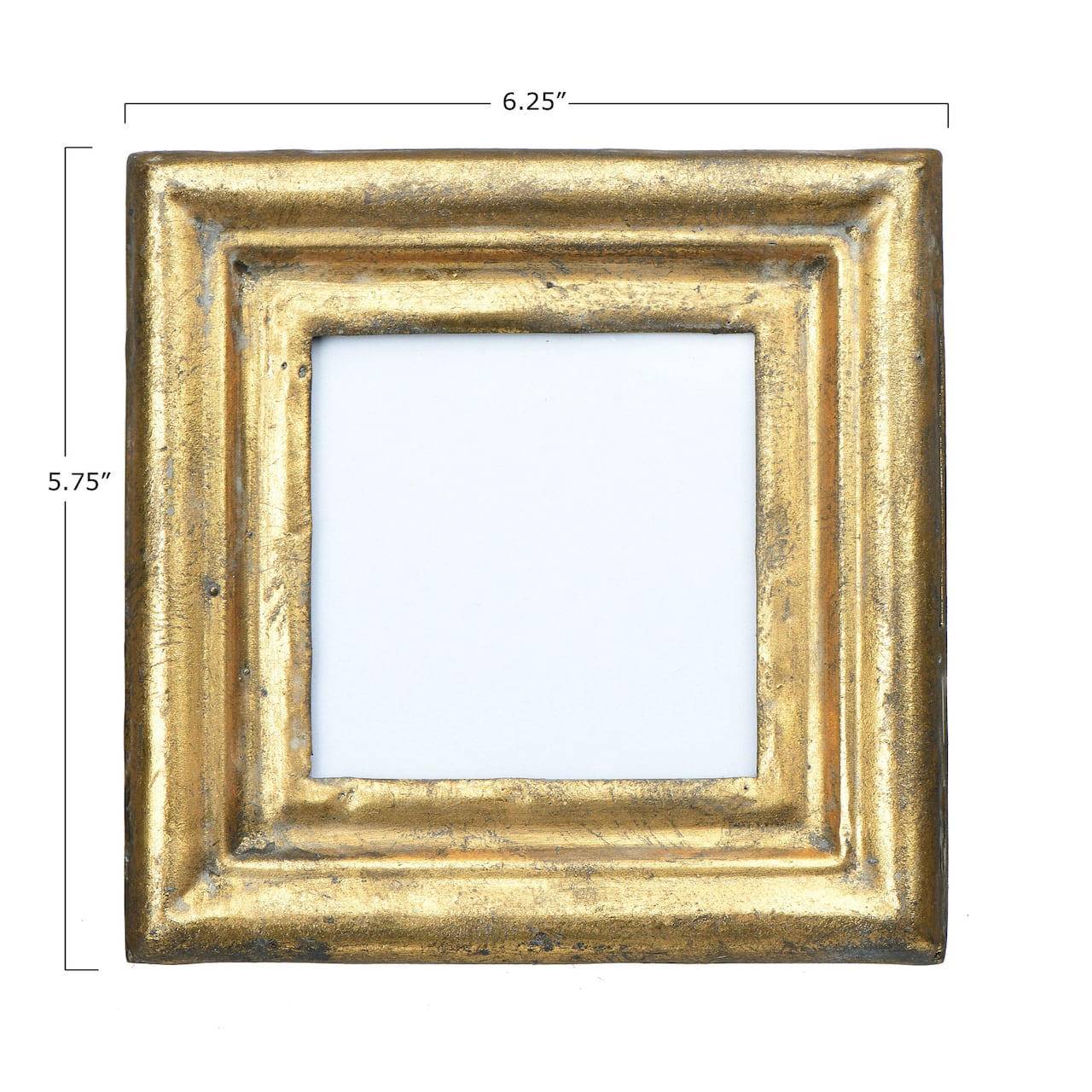 Hello Honey® Antiqued Gold Square 3.5" x 3.5" Picture Frame